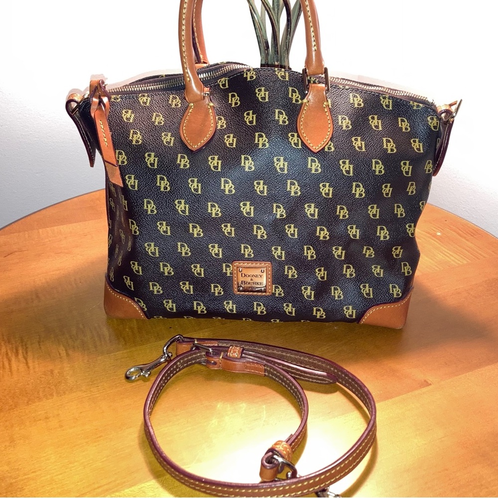Dooney & Bourke Gretta Satchel w/ Leather Trim